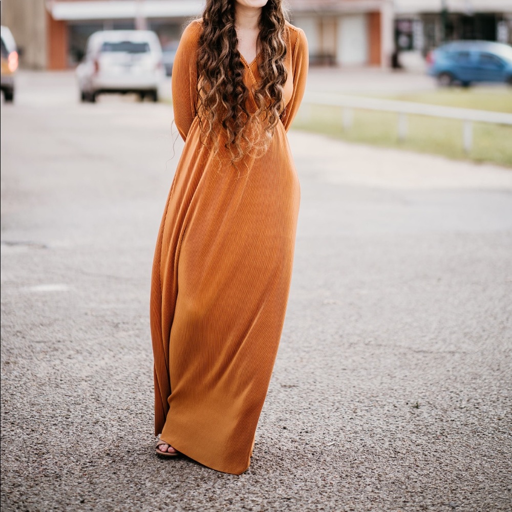Baltic Born Venus Pleated Maxi Dress